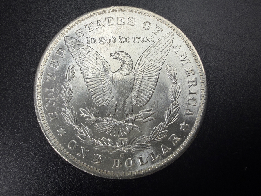 1883 O Brilliant Uncirculated Morgan Silver Dollar [Photo 3]