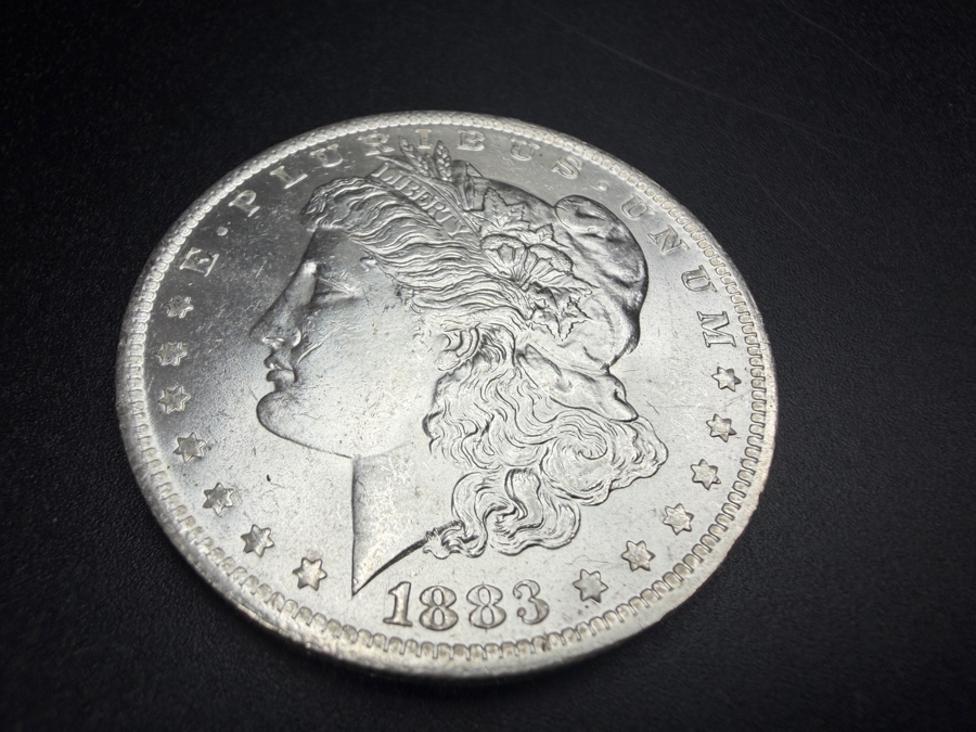 1883 O Brilliant Uncirculated Morgan Silver Dollar [Photo 2]