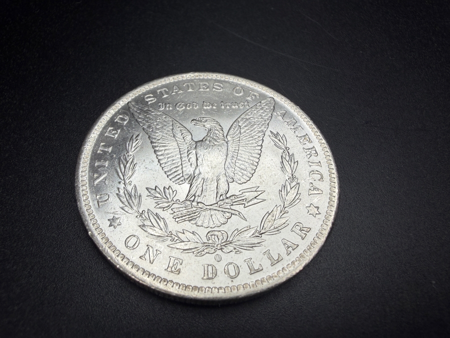 1883 O Brilliant Uncirculated Morgan Silver Dollar [Photo 4]