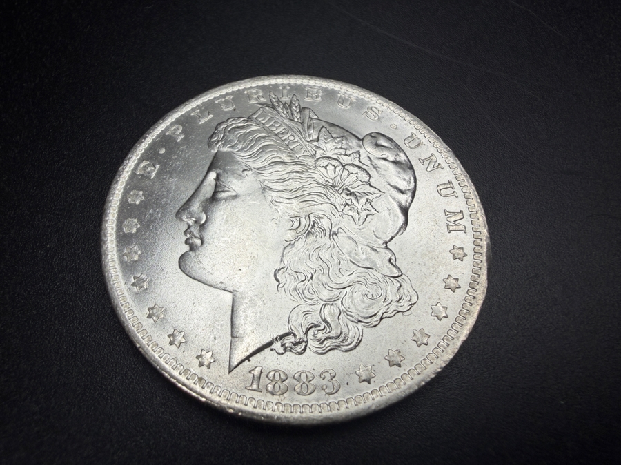 1883 O Brilliant Uncirculated Morgan Silver Dollar [Photo 2]