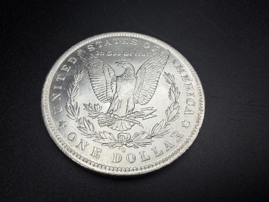 1883 O Brilliant Uncirculated Morgan Silver Dollar [Photo 4]