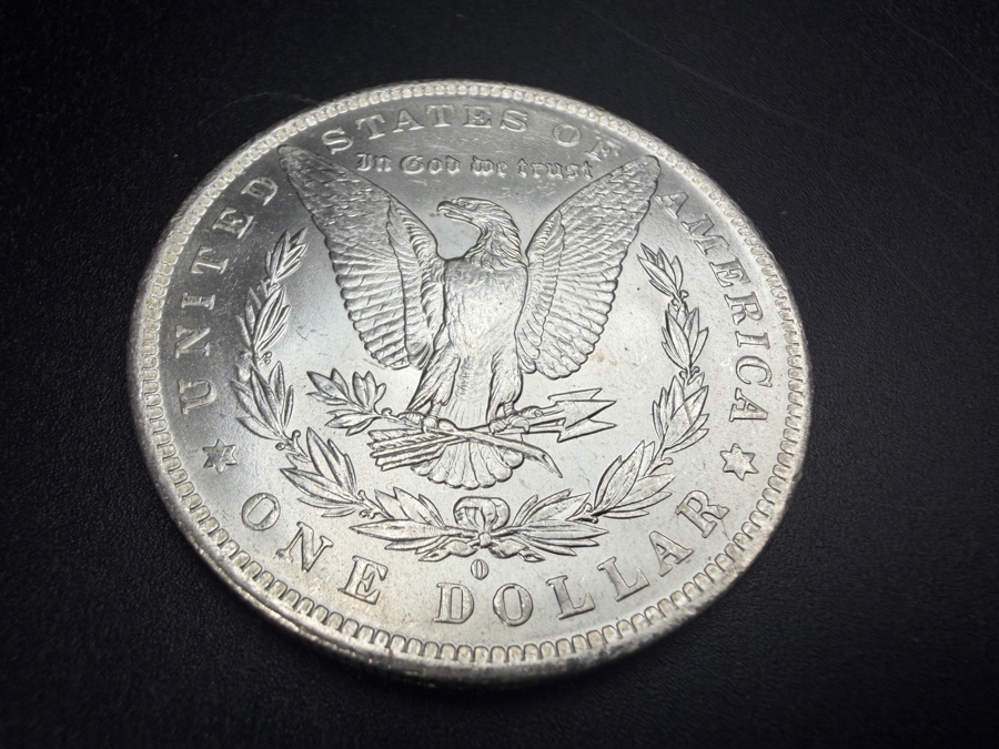 1883 O Brilliant Uncirculated Morgan Silver Dollar [Photo 4]