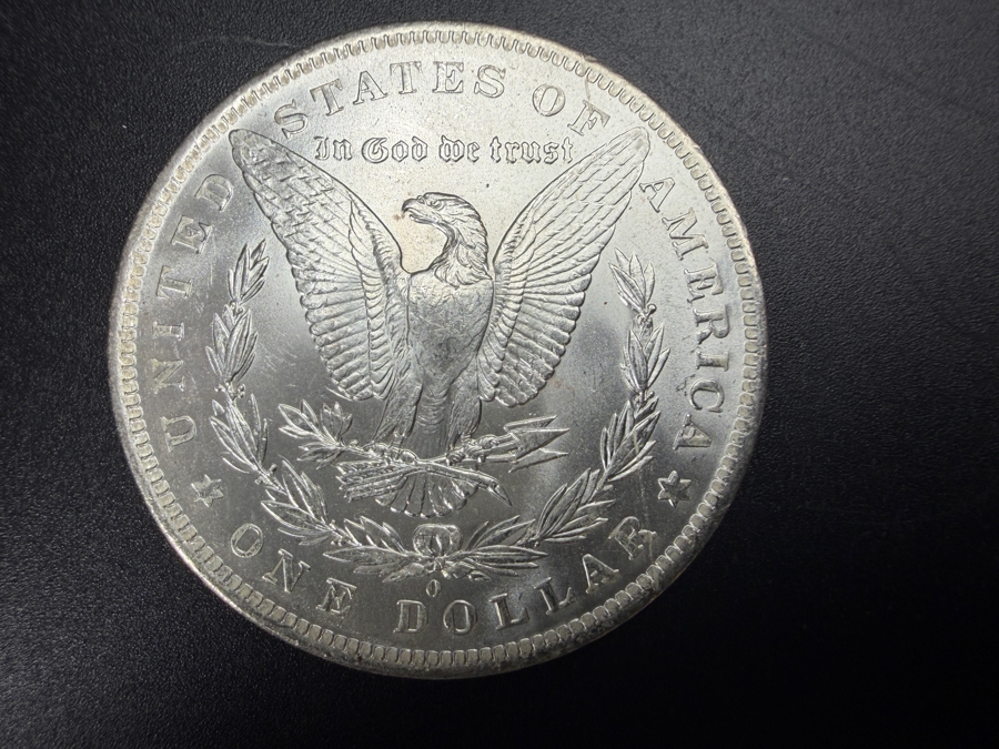 1883 O Brilliant Uncirculated Morgan Silver Dollar [Photo 3]