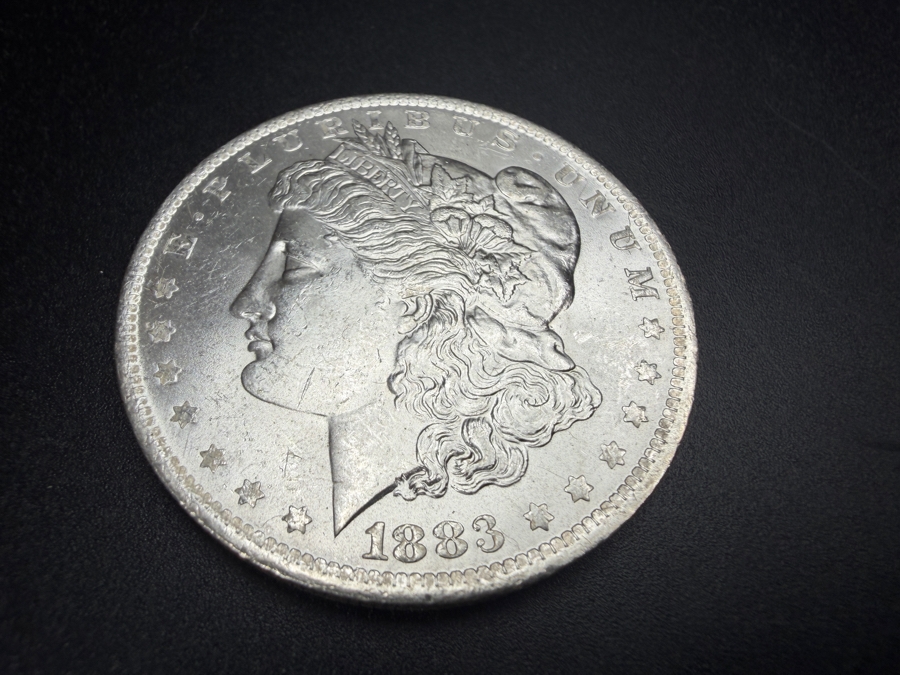 1883 O Brilliant Uncirculated Morgan Silver Dollar [Photo 2]