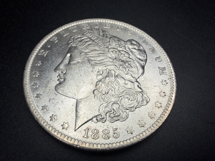 1885 O Brilliant Uncirculated Morgan Silver Dollar [Photo 2]