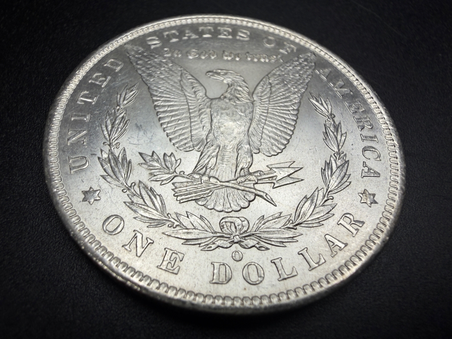 1885 O Brilliant Uncirculated Morgan Silver Dollar [Photo 4]