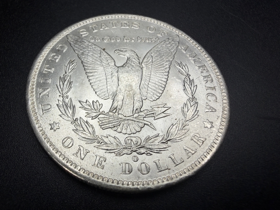 1885 O Brilliant Uncirculated Morgan Silver Dollar [Photo 4]