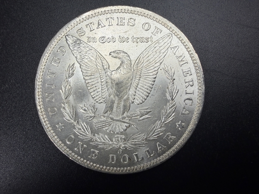 1885 O Brilliant Uncirculated Morgan Silver Dollar [Photo 3]