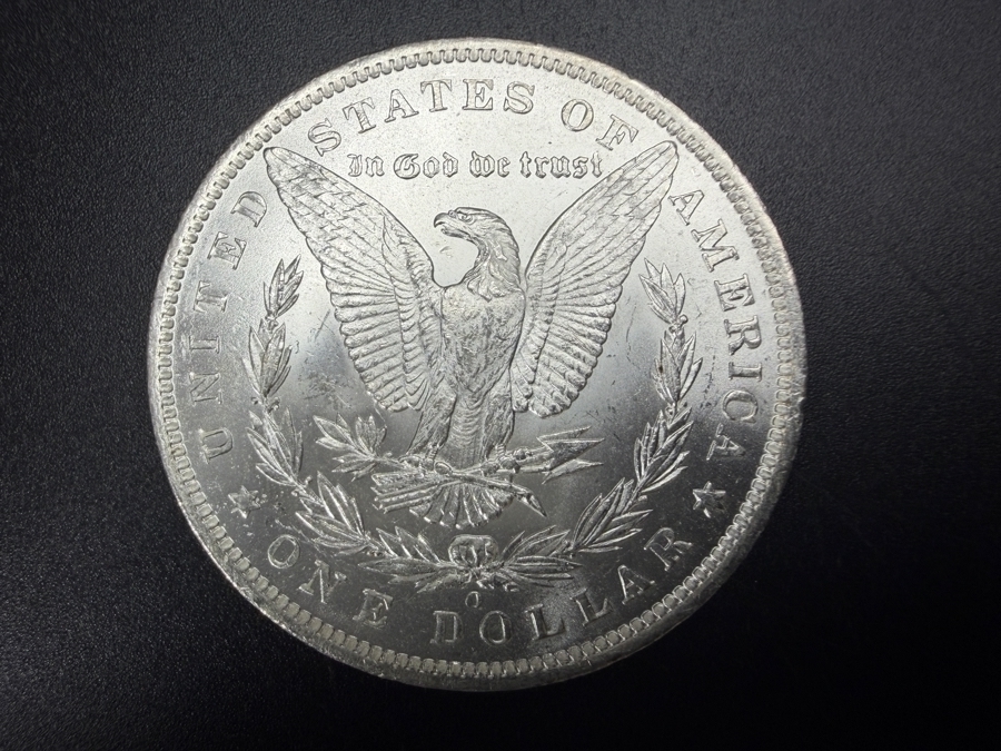 1885 O Brilliant Uncirculated Morgan Silver Dollar [Photo 3]
