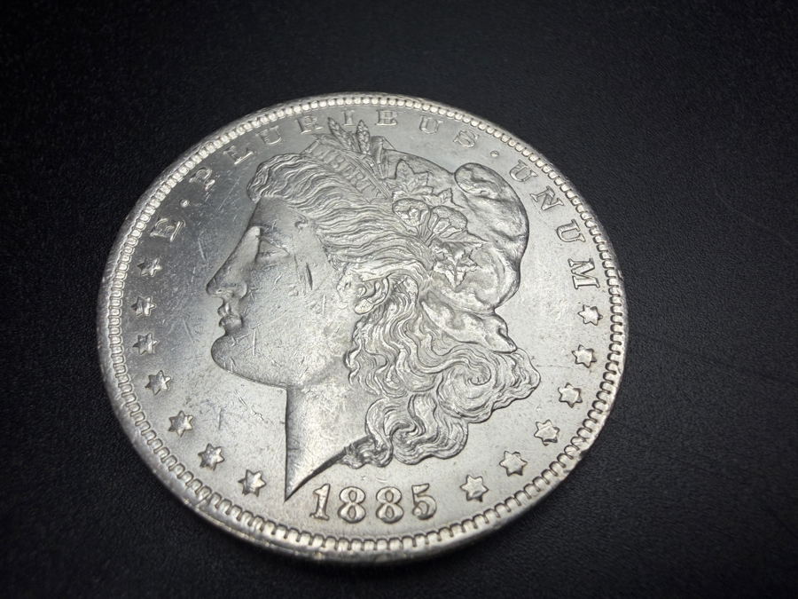 1885 O Brilliant Uncirculated Morgan Silver Dollar [Photo 2]