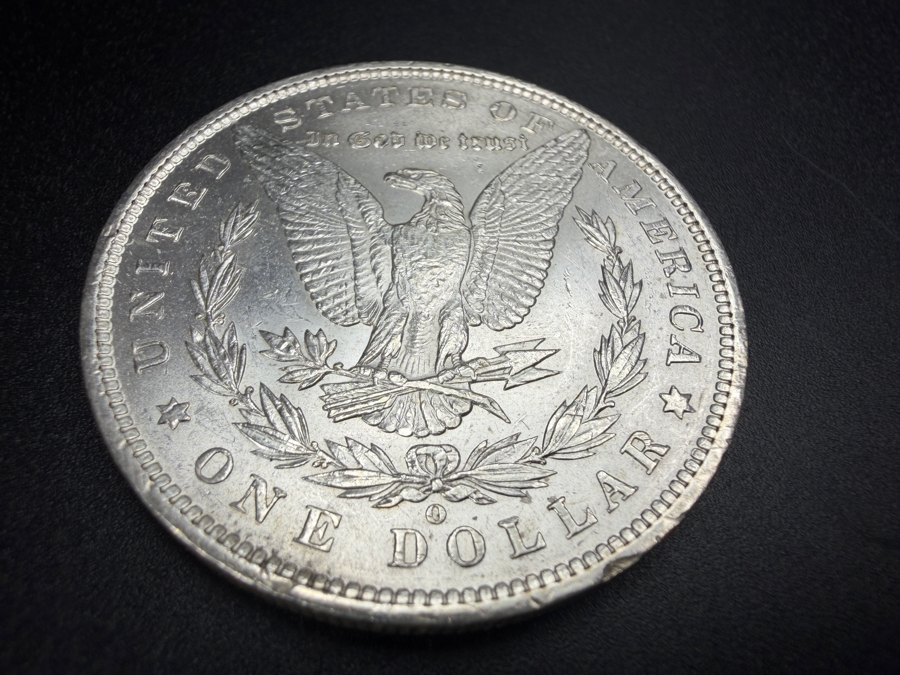 1885 O Brilliant Uncirculated Morgan Silver Dollar [Photo 4]