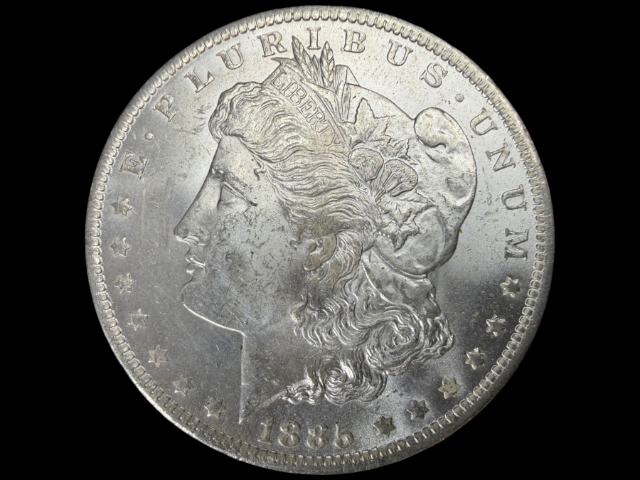 1885 O Brilliant Uncirculated Morgan Silver Dollar