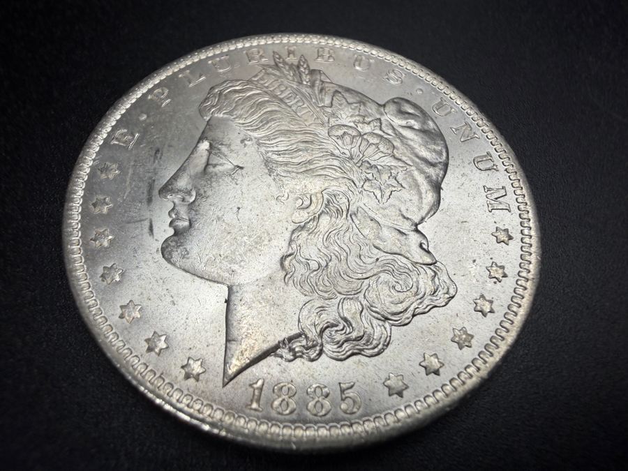 1885 O Brilliant Uncirculated Morgan Silver Dollar [Photo 2]
