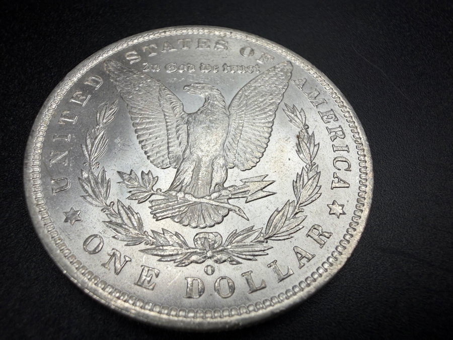 1885 O Brilliant Uncirculated Morgan Silver Dollar [Photo 4]