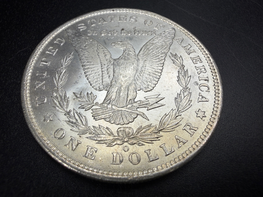 1885 O Brilliant Uncirculated Morgan Silver Dollar [Photo 4]