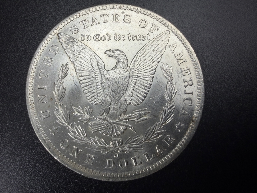 1885 O Brilliant Uncirculated Morgan Silver Dollar [Photo 3]