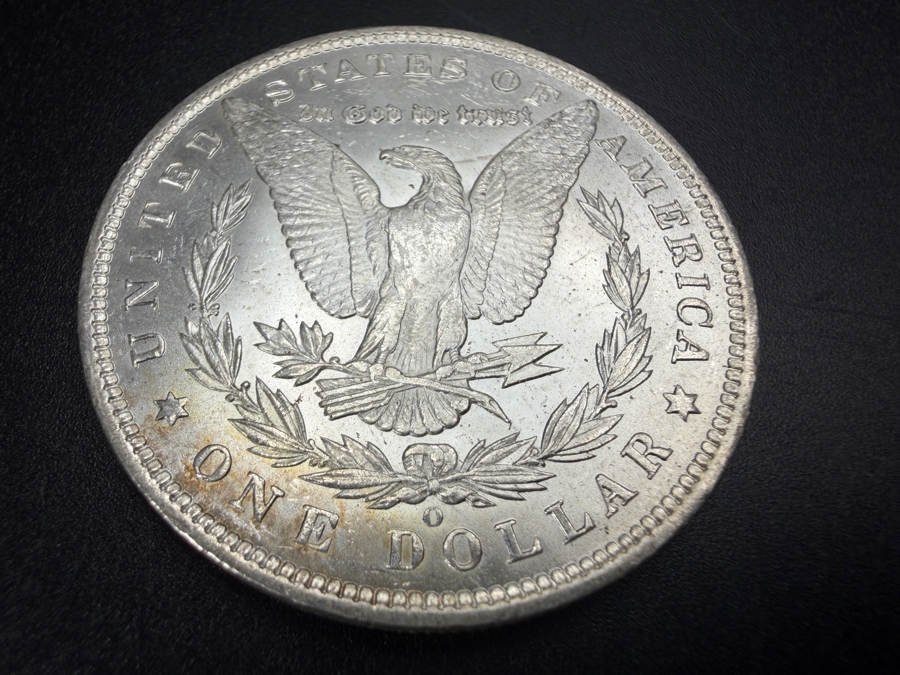 1885 O Brilliant Uncirculated Morgan Silver Dollar [Photo 4]