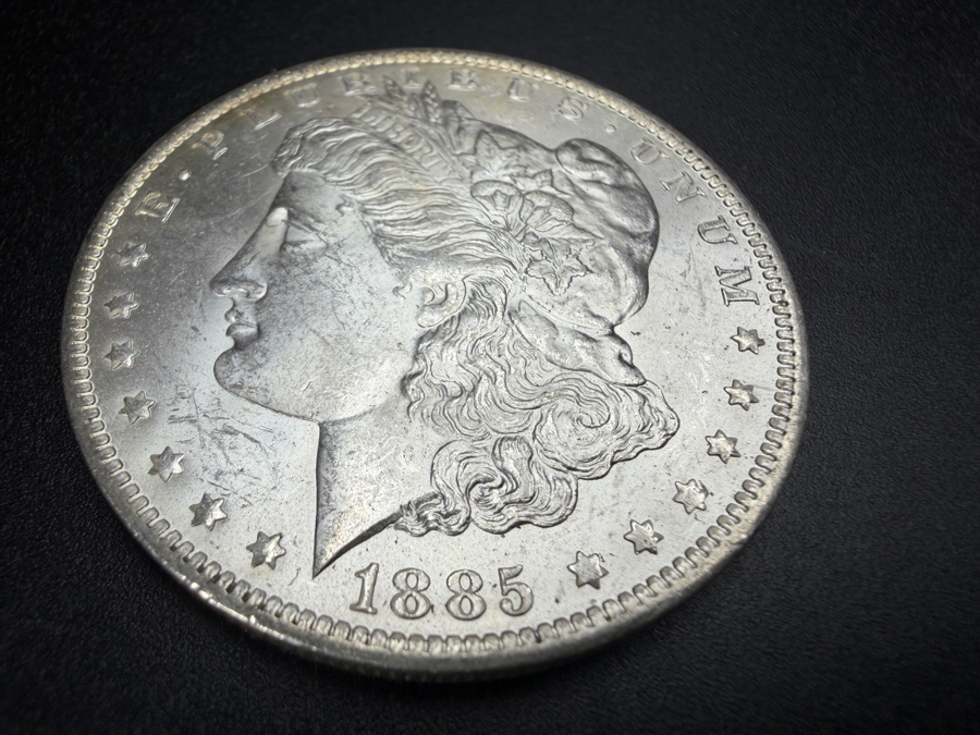 1885 O Brilliant Uncirculated Morgan Silver Dollar [Photo 2]