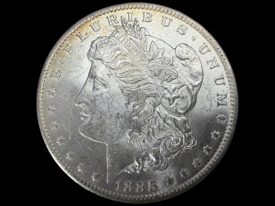 1885 O Brilliant Uncirculated Morgan Silver Dollar