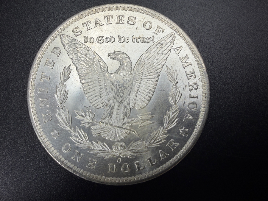 1885 O Brilliant Uncirculated Morgan Silver Dollar [Photo 3]