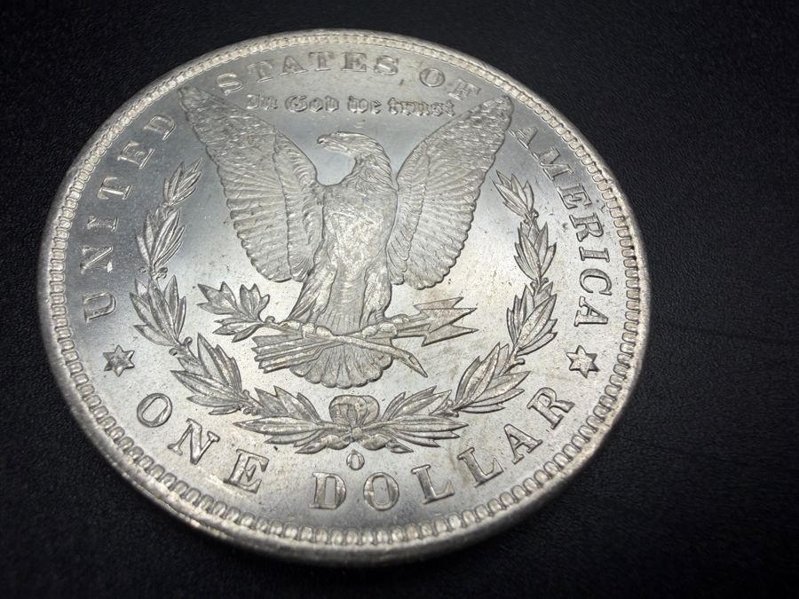 1885 O Brilliant Uncirculated Morgan Silver Dollar [Photo 4]