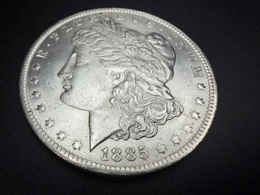 1885 O Brilliant Uncirculated Morgan Silver Dollar [Photo 2]