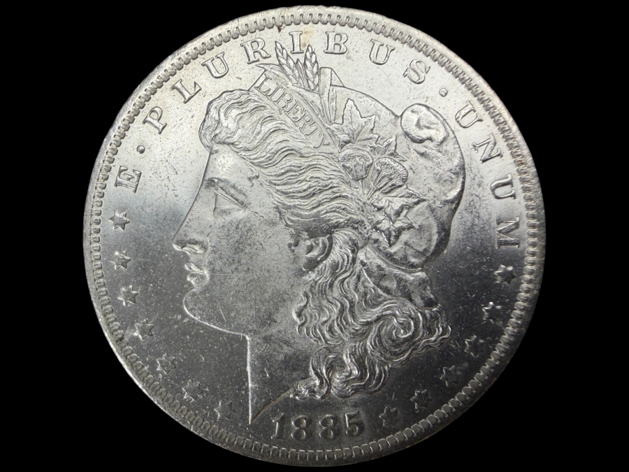 1885 O Brilliant Uncirculated Morgan Silver Dollar