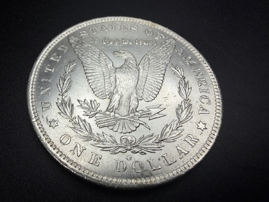 1885 O Brilliant Uncirculated Morgan Silver Dollar [Photo 4]