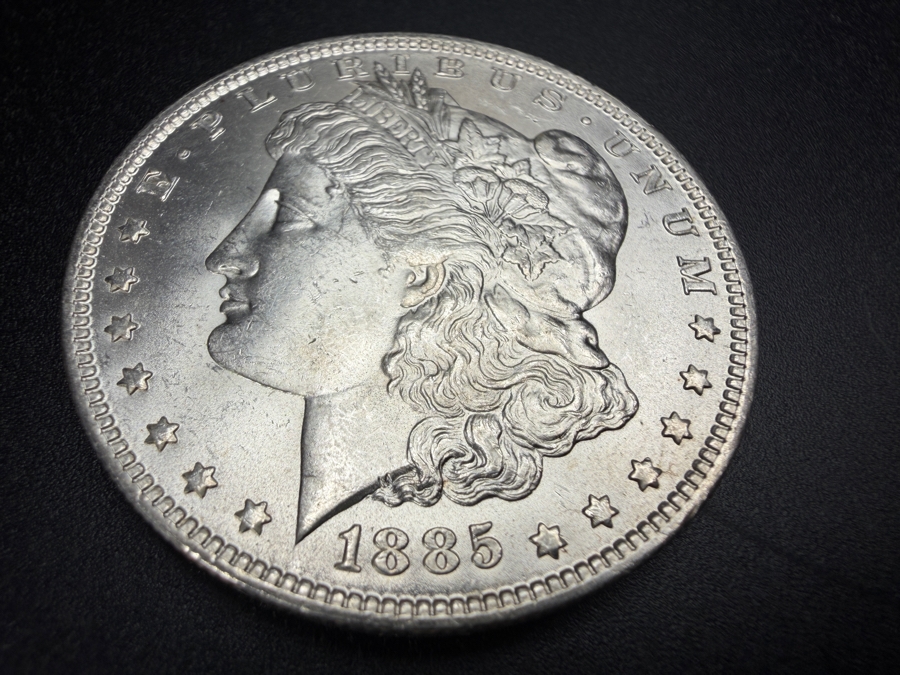 1885 O Brilliant Uncirculated Morgan Silver Dollar [Photo 2]