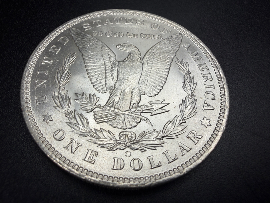 1885 O Brilliant Uncirculated Morgan Silver Dollar [Photo 4]