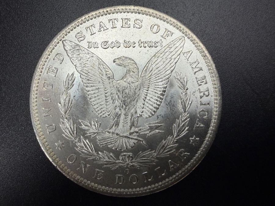 1885 O Brilliant Uncirculated Morgan Silver Dollar [Photo 3]