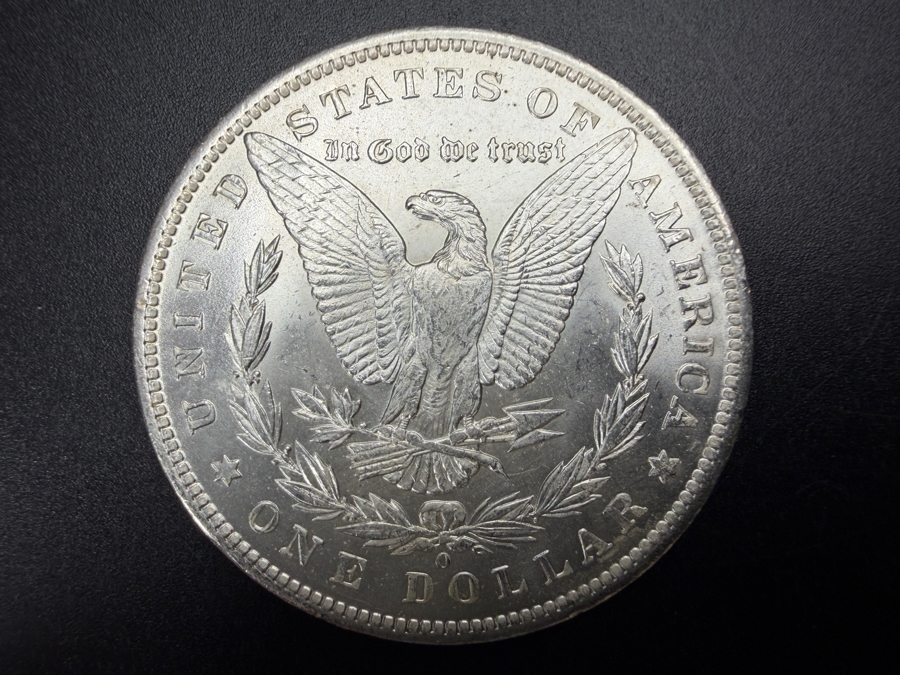 1885 O Brilliant Uncirculated Morgan Silver Dollar [Photo 3]