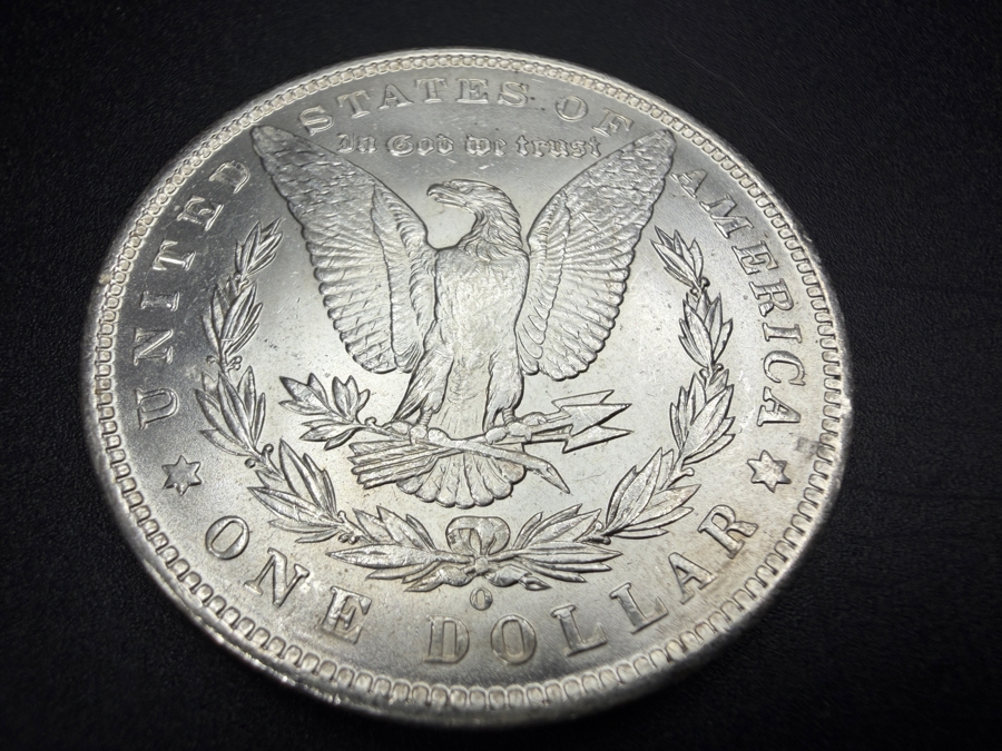 1885 O Brilliant Uncirculated Morgan Silver Dollar [Photo 4]