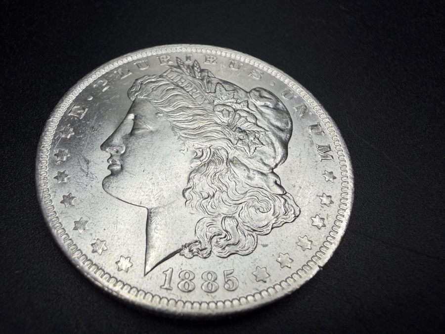 1885 O Brilliant Uncirculated Morgan Silver Dollar [Photo 2]