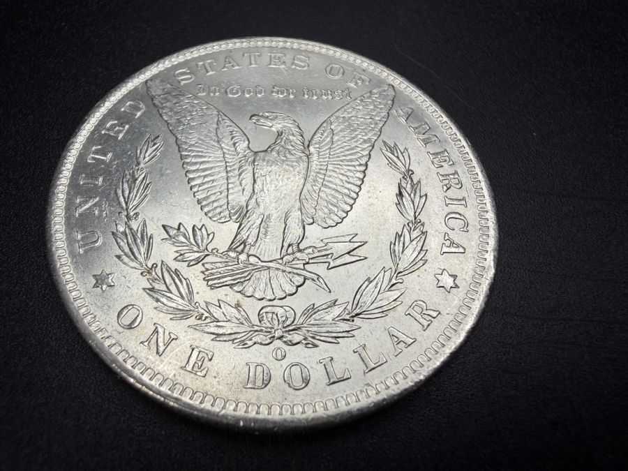1885 O Brilliant Uncirculated Morgan Silver Dollar [Photo 4]
