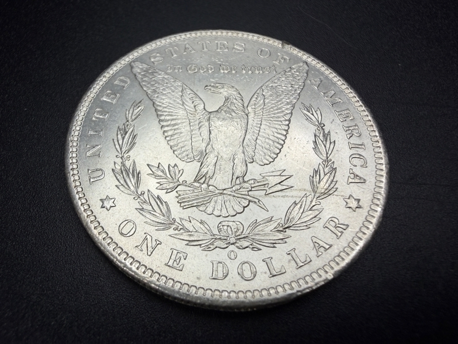 1885 O Brilliant Uncirculated Morgan Silver Dollar [Photo 4]