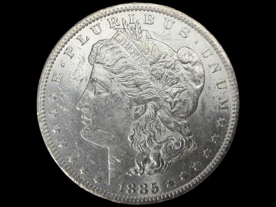 1885 O Brilliant Uncirculated Morgan Silver Dollar