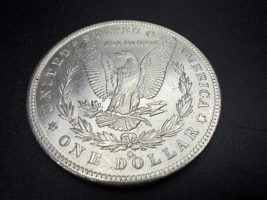 1885 O Brilliant Uncirculated Morgan Silver Dollar [Photo 4]