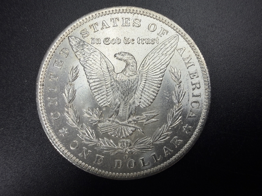 1885 O Brilliant Uncirculated Morgan Silver Dollar [Photo 3]