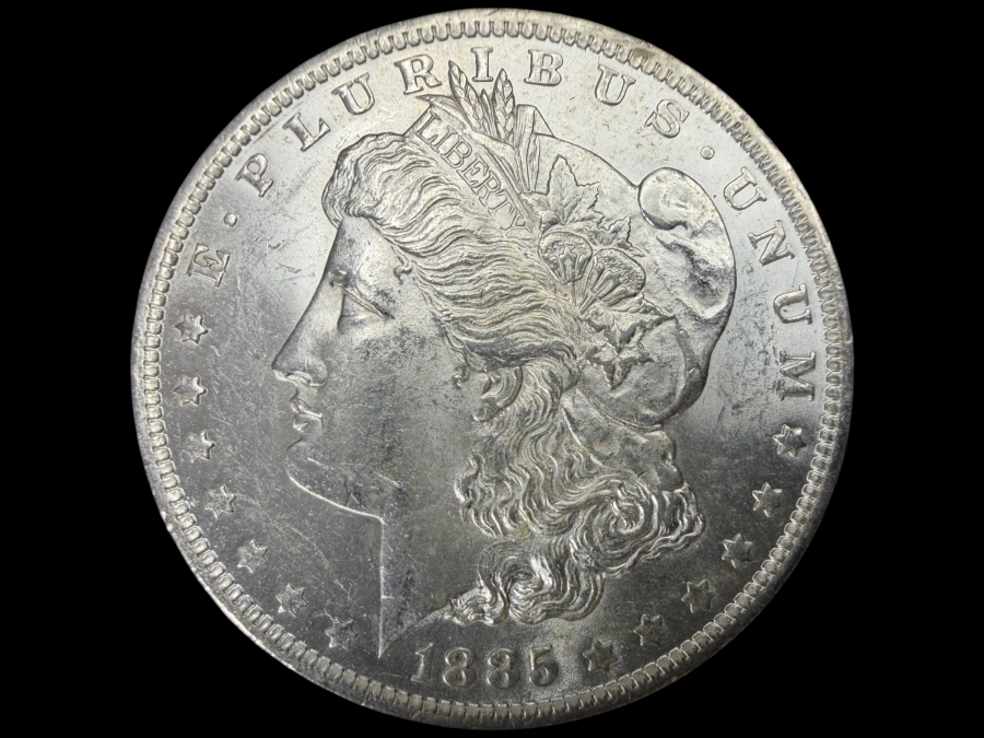1885 O Brilliant Uncirculated Morgan Silver Dollar