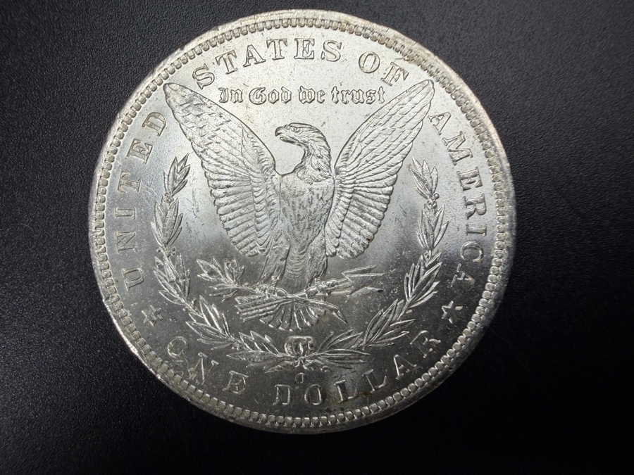1885 O Brilliant Uncirculated Morgan Silver Dollar [Photo 3]