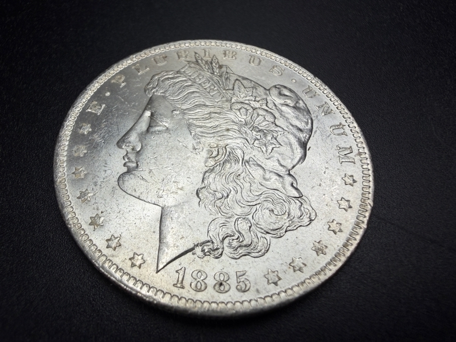 1885 O Brilliant Uncirculated Morgan Silver Dollar [Photo 2]