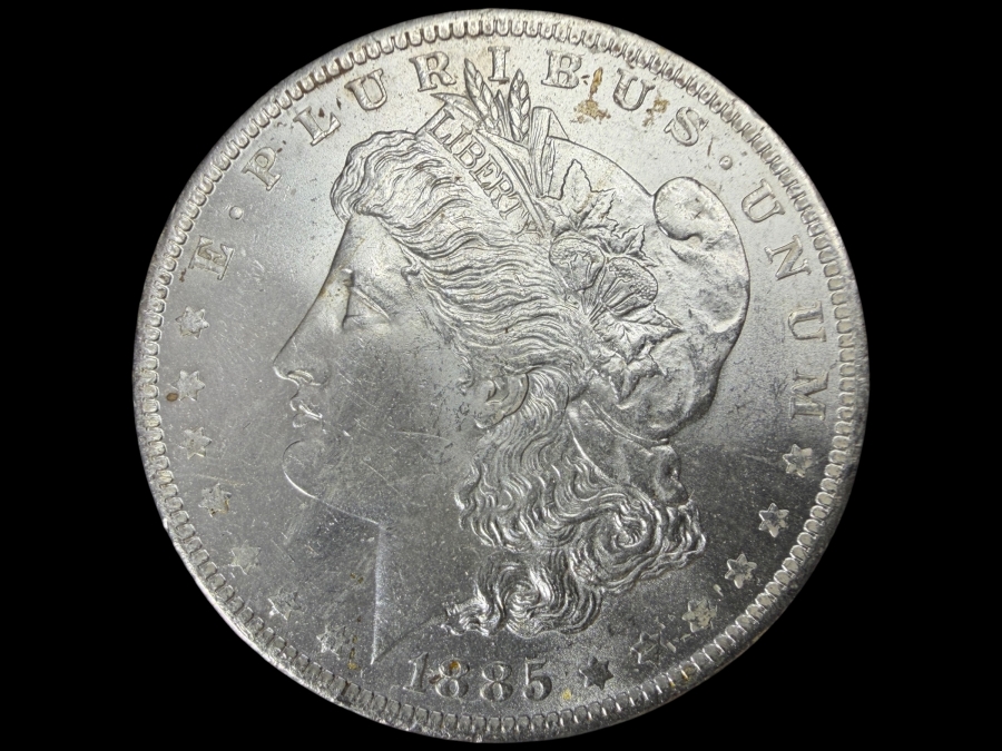 1885 O Brilliant Uncirculated Morgan Silver Dollar