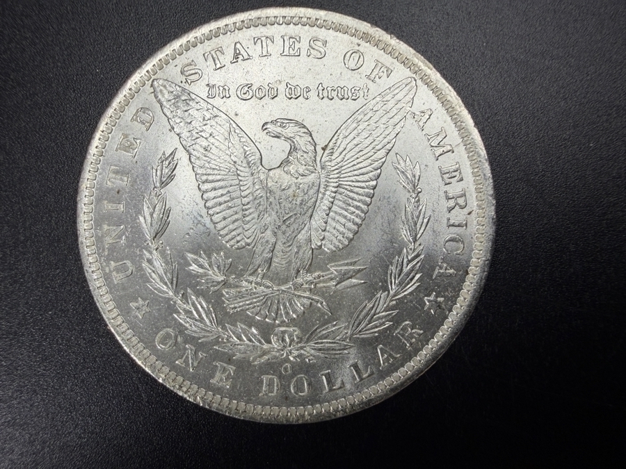1885 O Brilliant Uncirculated Morgan Silver Dollar [Photo 3]