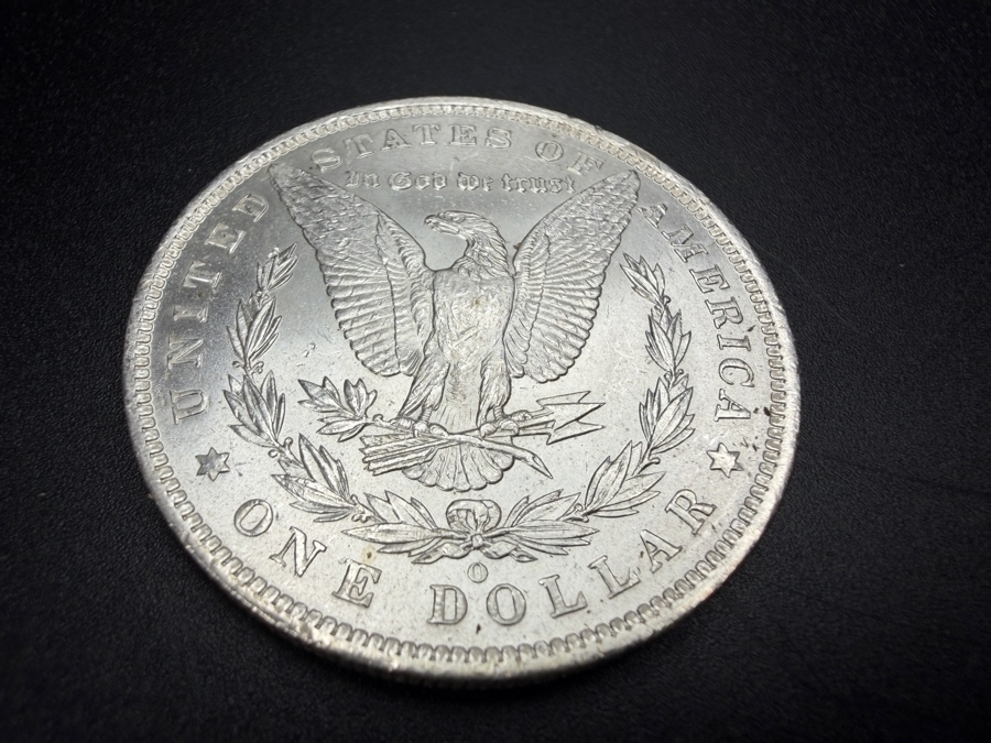 1885 O Brilliant Uncirculated Morgan Silver Dollar [Photo 4]