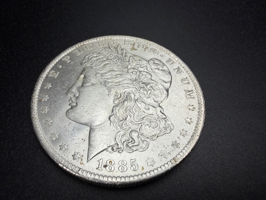 1885 O Brilliant Uncirculated Morgan Silver Dollar [Photo 2]