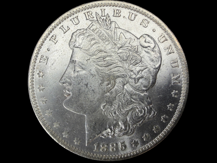 1885 O Brilliant Uncirculated Morgan Silver Dollar