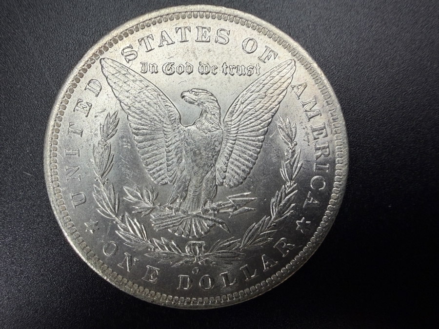 1885 O Brilliant Uncirculated Morgan Silver Dollar [Photo 3]
