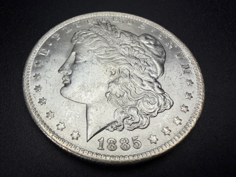 1885 O Brilliant Uncirculated Morgan Silver Dollar [Photo 2]
