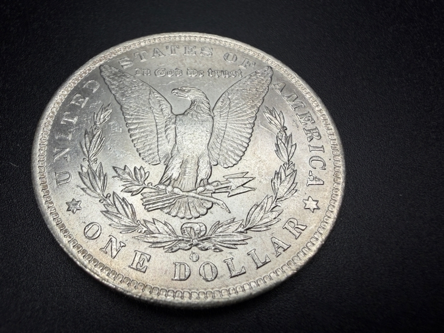 1885 O Brilliant Uncirculated Morgan Silver Dollar [Photo 4]